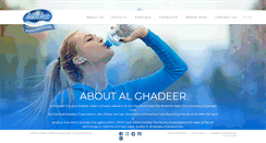 Desktop Screenshot of alghadeerwater.com